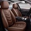 Generic Copri Sedili Per Auto Per BMW X3 E83 2004 2005 2006 2007 2008 2009 2010, Universale, Impermeabile, Traspirante In Pelle Resistente All'usura，Facile Da Pulire(Brown)