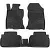 OMAC Tappetini Tappetini in Gomma No.77 compatibile con Subaru Forester V 2018-2025 TPE Nero 3 Pz