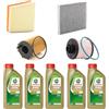 CORMAR KIT TAGLIANDO COMPLETO FILTRI + OLIO 5W30 COMPATIBILE CON FORD FIESTA VI 1.5 TDCi 55KW 75CV DAL 2012 ->