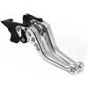 NOKRGQW Leva Frizione Freno Accessori Maniglia In Alluminio CNC Leve Freno Frizione Moto Per Ducati Monster ST2 M 400 600 620 750 919 796 696 M600 ST2 Freno Frizione Leve(D'argento)