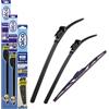 alca Compatibile con Hyundai i20 dal 2020 in poi Set di 3 spazzole tergicristallo alca Germany super piatte anteriori e posteriori 61 cm 40,6 cm 30,5 cm ASF2416PT12ARC