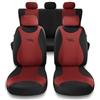 Mossa Coprisedili compatibili con Renault Captur I, II (2013- ) - fodere sedili auto - set coprisedili auto universali - TR-RD