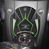 labelbike - Adesivo 3D Moto Zona Chiave Accensione Protezione e Decorazione in Resina compatibile con Kawasaki Z900 2018-2024 Colore Verde