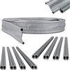 Your Gear Keder Drive Away Kit - Set di adattatori per paletti Staccabili, 7 mm su 5,8 mm, Lunghezza 430 cm
