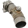 Sharplace Tubo Centrale Silenziatore Connettore Sistema Scarico Per Kawasaki ER6N