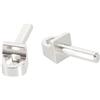 Sinkees Set Staffe Parabrezza Moto Accessori Bulloni Fissi di Montaggio in Alluminio Supporto Fissaggio Vite Inferiore per R1200GS 2004-2012 per R1200GS ADV 2006-2013 (Argento)