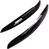 Wivplex Sopracciglia for fari, for VW, for POLO, MK5 6R 6C, for GTI, for TSI, for TDI, for MPI 2009-2017 Adesivi for palpebre Modanatura fari Rivestimento per sopracciglia dei fari dell'auto