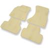 Mossa Tappetini adatti per Audi A4 B8 Avant Berlina (2008-2015) 4 pz. beige