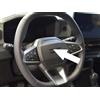 autoCOVR Decorazione Adesiva per Dacia.Duster III 3 (P1310), BIGSTER (R1310) | Lamina Stile NERO OPACO per logo DC | 2 Pezzi Essential Expression Journey Extreme DUSTER Accessori Tuning