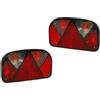 Aspöck Multipoint 2 - Set di lampade - destra + sinistra, 13 poli con faro di retromarcia