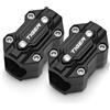LOTFI Misura for Triumph Tiger 800 900 GT PRO Rally Explorer 1200 1200 XCA 1050i 955i 800 XC Blocco di Protezione Del Motore Protezione Del Respingente (Size : T two black)