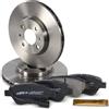 ENVA MADE FOR QUALITY BESTPRICE Set freni asse anteriore incl. dischi freno ventilati Ø mm + pastiglie freno anteriori + contatto di usura, compatibile con FIAT BRAVO II (198_), STILO (192_), STILO Multi Wagon (192_)