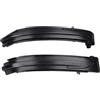 WEIFANAA Indicatore di direzione a LED Per Nissan Per X-Trail T32 Per Rogue Per Qashqai J11 Per Murano Z52 LED Specchietto Laterale Indicatori Di Direzione Luce Sequenziale(Dynamic Black)