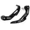 CCYYMOWOK Protezione Manubrio Moto Accessori per Kawasaki Ninja 650 Ninja650 Z650 2017-2024 2025 Protezione Mani Tappo Manubrio Moto Freno Frizione Leva Guardia in Alluminio (nero)