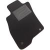 ASC Tappetino Lato Guida Compatibili con Fiat Punto Evo 2012-2019, Moquette, Bordo Antiscivolo, Battitacco in Gomma