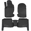 J&J AUTOMOTIVE Tappetini Auto in Gomma su Misura per Kia Sorento 2002-2009, Set da 4 Pezzi, 3D - con Bordo Alto, Antiscivolo, Inodore, Colore Nero, TPE