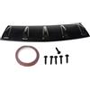 SZYDD Paraurti posteriore per auto, spoiler diffusore splitter antigraffio 5 pinne paraurti