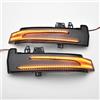 WRWRW Adatto for Mercedes-Benz ABCES CLA GLA CLS Classe W176 W246 W204 W212 C117 X156 Indicatore luminoso di direzione a LED con frecce dinamiche a LED