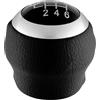 1neiSmartech Pomello 6 Marce e Retromarcia per Leva Cambio Compatibile con Toyota Auris E15, Avensis T25, Corolla E12, RAV4 RAV3, Yaris P9
