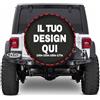 Generic Personalizzato copriruota di scorta il tuo quadro con foto e/o testo personalizzata copri ruota di scorta per Auto pneumatici universali 14 Pollici