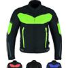 Texpeed Giacca da moto con protezioni - Giubbotto 4 stagioni da motociclista inverno invernale/estate impermeabile con armatura CE (EN 1621-1) Giallo alta visibilità - M
