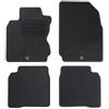 Car Mat Co Tappetini in Tessuto per Nissan Note I E11, 2006-2012, Nero, 100% Su Misura, Set di 4