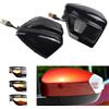 Yoegerery 2 pezzi indicatori di direzione dinamici a LED nello specchietto retrovisore per Ford S-Max 2007-2014 Kuga C394 2008-2012 C-Max 2011-2019 (Nero)