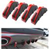 QIANGFAFA Spoiler Posteriori per VW TAIGO 2021-2024, Auto per Anti-Crash Accessories Spoiler Shark Fin Protector, Decorazione per Auto Accessori Labbro Dello Spoiler Del Bagagliaio Dell'ala Posteriore