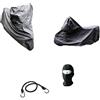 MOTO SPORT MONDO COMPATIBILE CON HONDA VT 1300 CX TELO COPRIMOTO PER PARABREZZA E BAULETTO COVER IMPERMEABILE FELPATO COPERTURA PER MOTO MAXIMOTO TG.XXL 295X110X140CM