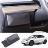 Ywooon Organizer per Occhiali da Sole per Tesla Model Y 2020-2024 2025, Scatola Portaoggetti Organizer per Cruscotto Accessori