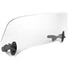 Ghzste 11 X 4.7 Pollici Prolunga Parabrezza Universale Moto Modificato Parabrezza Deflettore Deflettore Aria (Trasparente Piccolo Stile)