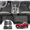 GAFAT MG HS 2018-2023 2024 (Benzina) Tappetini Abitacolo, MG HS 2023 2022 Tappetini in TPE Originale 3D, Bordo Extra Alto 6-10 CM, MG HS Tappetino, MG HS Accessori [Non per E HS EV Hybird]