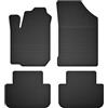 Wielganizator Tappetini in gomma su misura, compatibili con Daihatsu Terios II (2006) SUV | set da 4 pezzi | migliore vestibilità rispetto ai tappetini universali | nero
