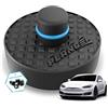 PLANGER® Tesla Ponti sollevatori in gomma - ENRGY PAD + 4 tappi per valvole (Model 3 - Model S - Model Y - Model X) 10 anni di garanzia - infrangibile 3t