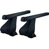 TEMA.. Barre portatutto RIC-K1 in acciaio per NISSAN NV 200 dal 2009 in poi con tetto senza railing, fissaggio FIX POINT- Omologate TUV-GS