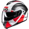 HJC, Casco Moto Modulare C91N JYN White Red Silver MC1, M