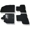 Generico Tappetini Scenic X-Mod dal 2009 al 2016 JZ moquette nera bordino nero set da 4 tappetini antiscivolo specifici su misura 131578