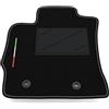 Somer Car Tappetino Auto SOLO LATO GUIDA 1pz compatibile con Toyota Auris 2013-2019 | 1 tappeto su misura in moquette, bandiera Italia