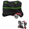 generico telo copri scooter Compatibile con Pride Mobility Victory 9 Sc609,Realizzato in tessuto Oxford 210D, protezione solare e neve per esterni（Black Green）