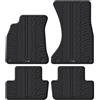 Travall Mats Tappertini Abitacolo Compatibili con Audi A5 Cabriolet (2009-2013) A5 Coupé (2007-2016) TRM1117 - Tappertini Auto in Gomma Originali