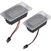 Hacreyatu Luce LED Targa per Fiat 500X 2014-2019