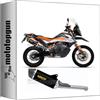 MOTOTOPGUN arrow 71904AKN scarico omologato race-tech alluminio nero fondello carby compatibile con ktm 790 adventure 2019 2020 mototopgun