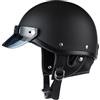 Pavsicgn Half Shell Helmet, Half Elmet motociclistico, Casco per motociclisti, Comodo elegante mezzo cappuccio protettivo per l'da gare di neve scooter