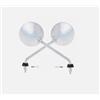 Generico COPPIA SPECCHI SPECCHIETTI DESTRO + SINISTRO COMPATIBILE PER LIBERTY 2T RST 50 125 150 200 2004 2005 2006 2007 2008 (C42100)