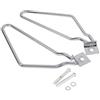 KIMISS Supporto per Borse Moto - 2x Staffe per Montaggio Saldate per XL883/1200 HD1450/1584, Struttura in Ferro con Finitura Cromata