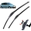 Autopixl Spazzole tergicristallo anteriori per auto compatibili con Renault Scenic II Grand Scenic II 2 2003 2004 Spazzole per parabrezza, parabrezza, 26+21