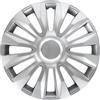 Generico Set 4 Copricerchi Auto Universali 13 14 15 16 Pollici - Design Sportivo con Fissaggio a Scatto - Compatibili con Cerchi in Acciaio o Ferro - Montaggio Facile Senza Attrezzi (Avalon, 15)