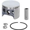 HUOPU 44mm Pistone e Anello Kit per Motoseghe Makita DCS5200I DCS520 Dolmar 111 115 PS-52 PS52