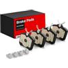 STARK SKAD-1023 Set d'assale Kit pastiglie freni Posteriore con lamierino anticigolío Compatibilità con RENAULT Clio 3 Hatchback BR0/1, CR0/1
