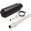 FJGIGN Marmitta Motocicletta Per Suzuki Per Bandit Per 1200 GSF1200 1996-2006 Silenziatore Scarico Moto Modificato Centrale Collegamento Tubo Espansione(R)
